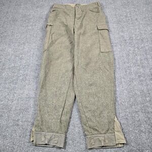 Vintage Swedish Army Cargo Pants Mens‎ 30x30 OD 1941 100 Trousers Military Wool